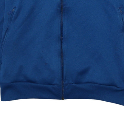 Mens UK Size M adidas Blue Full Zip Hoodie