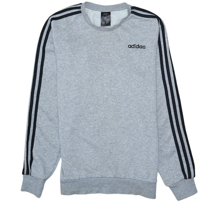 Mens UK Size S adidas Grey Pullover Sweatshirt