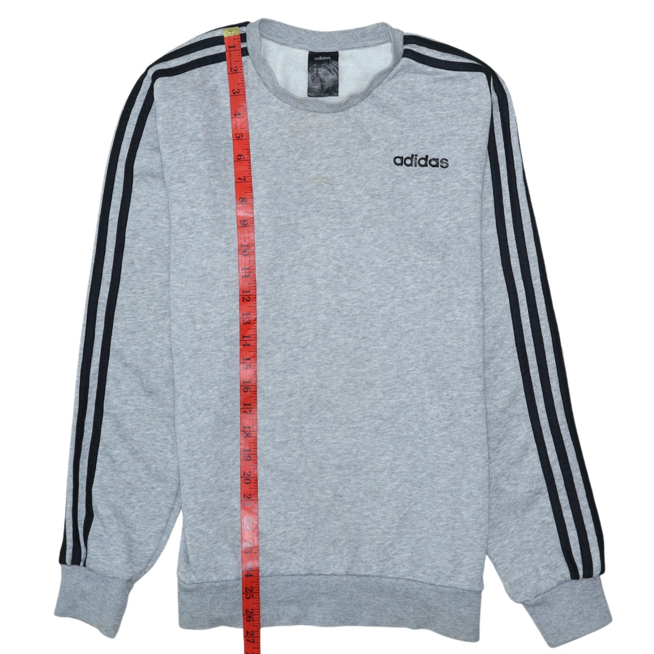 Mens UK Size S adidas Grey Pullover Sweatshirt