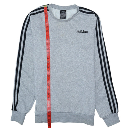 Mens UK Size S adidas Grey Pullover Sweatshirt