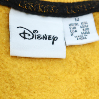Womens UK Size M Disney Yellow Pullover Sweatshirt