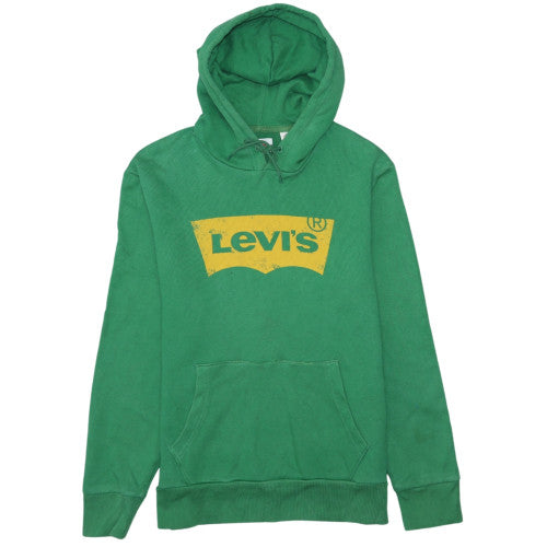 Mens UK Size M Levi's Green Pullover Hoodie