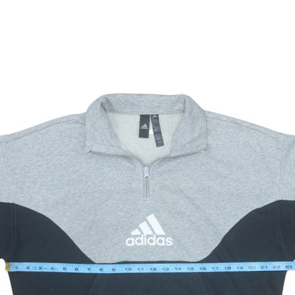 Womens UK Size M adidas Grey Pullover Sweatshirt