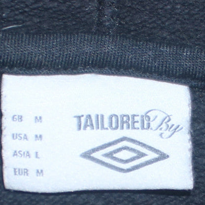 Mens UK Size M Umbro Black Full Zip Hoodie