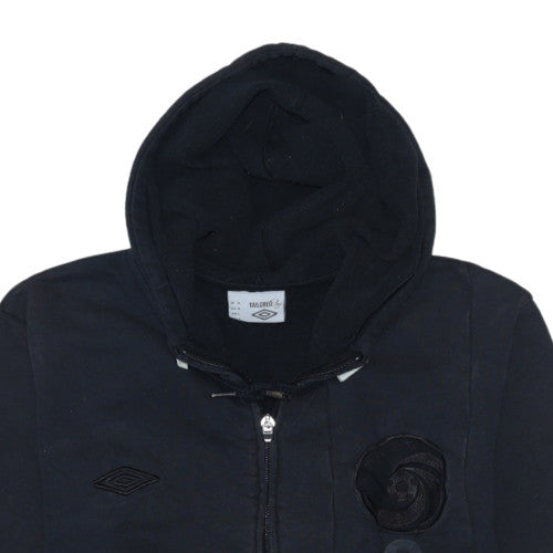 Mens UK Size M Umbro Black Full Zip Hoodie