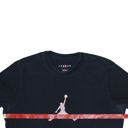 Jordan Men's Black Graphic Sports T-Shirt Size M Cotton