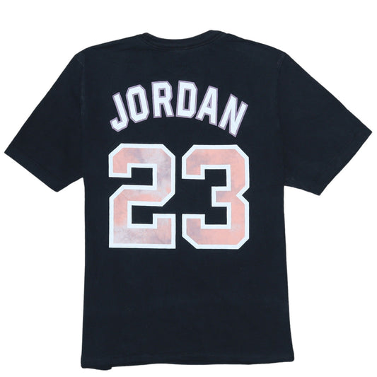 Jordan Men's Black Graphic Sports T-Shirt Size M Cotton
