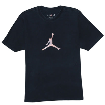 Jordan Men's Black Graphic Sports T-Shirt Size M Cotton