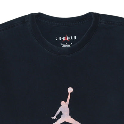 Jordan Men's Black Graphic Sports T-Shirt Size M Cotton