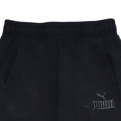 Puma Men’s Black Small Regular Fit Sweatpants Joggers