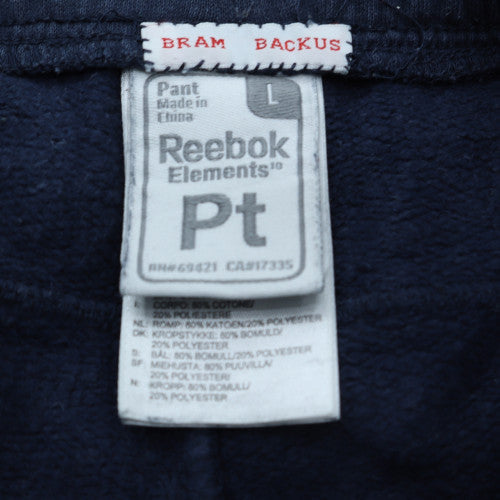 Mens UK Size L Reebok Regular Fit Sweatpants Blue Trousers