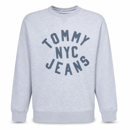 Mens UK Size M Tommy Jeans Grey Pullover Sweatshirt