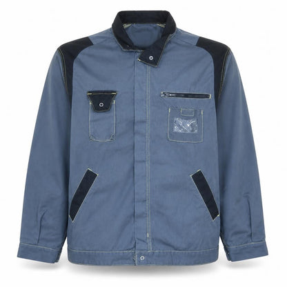 DMD Corporate Mens Grey Workwear Jacket Cotton Blend T2