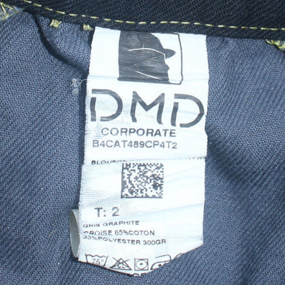 DMD Corporate Mens Grey Workwear Jacket Cotton Blend T2