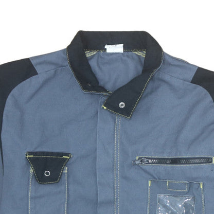 DMD Corporate Mens Grey Workwear Jacket Cotton Blend T2