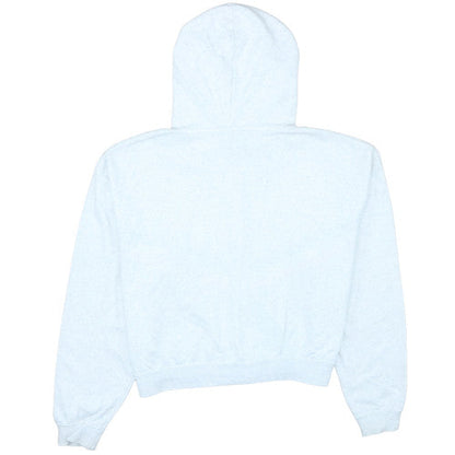 Womens UK Size M Nike White Full Zip Hoodie