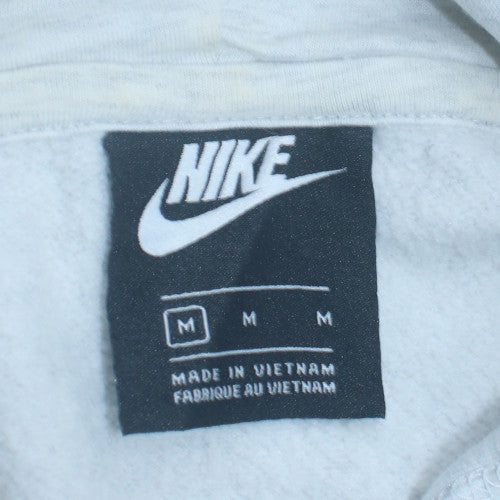 Womens UK Size M Nike White Full Zip Hoodie