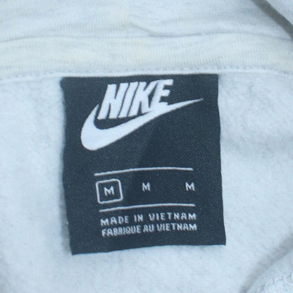 Womens UK Size M Nike White Full Zip Hoodie