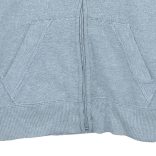 Womens UK Size S Hollister Grey Full Zip Hoodie