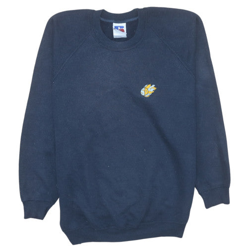 Mens UK Size L Russell Blue Pullover Sweatshirt