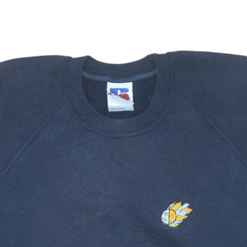 Mens UK Size L Russell Blue Pullover Sweatshirt