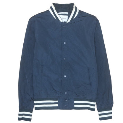 Mens UK Size M Goodfellow & Co Blue Varsity Jacket