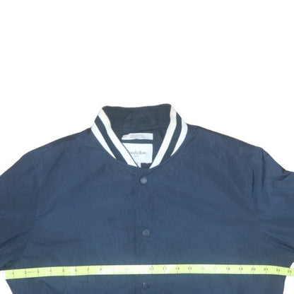 Mens UK Size M Goodfellow & Co Blue Varsity Jacket