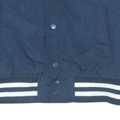 Mens UK Size M Goodfellow & Co Blue Varsity Jacket