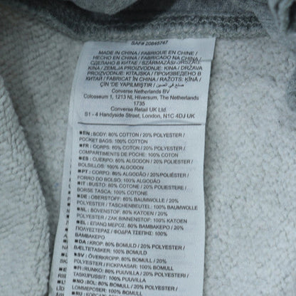 Converse Men’s Grey Fleece Sweatpants M Regular Fit