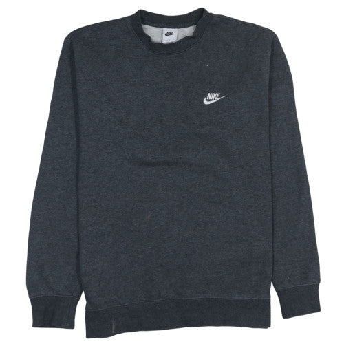 Mens UK Size L Nike Grey Pullover Sweatshirt