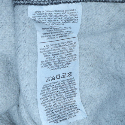 Mens UK Size L Nike Grey Pullover Sweatshirt