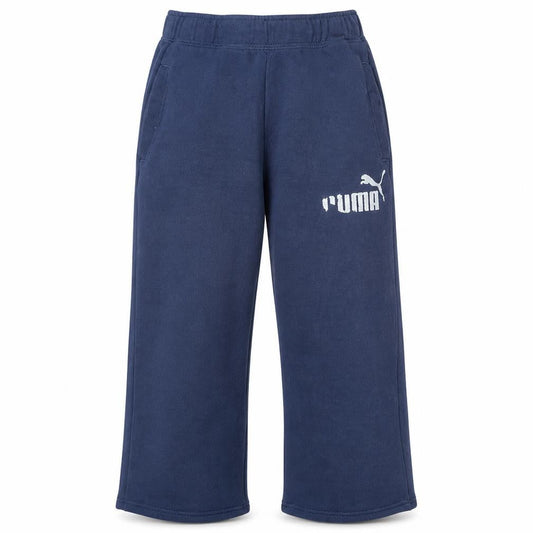 Womens UK Size M PUMA Regular Fit Sweatpants Blue Trousers