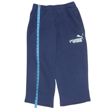 Womens UK Size M PUMA Regular Fit Sweatpants Blue Trousers