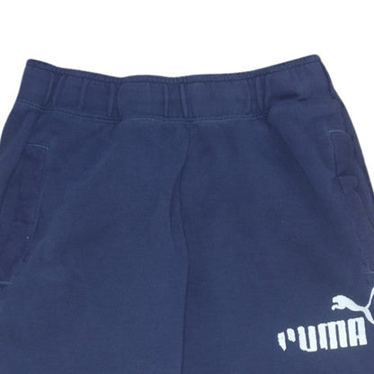 Womens UK Size M PUMA Regular Fit Sweatpants Blue Trousers