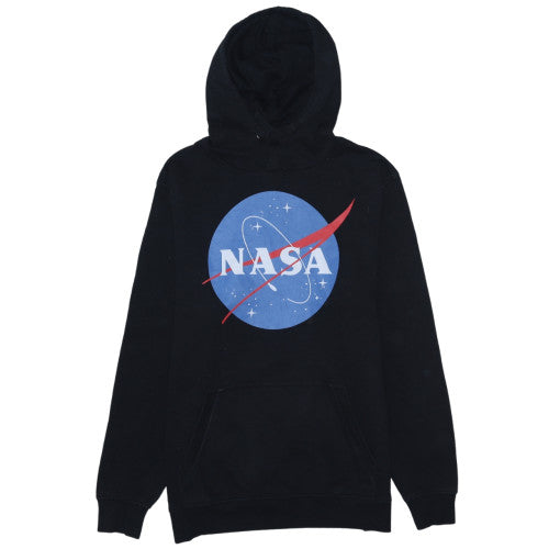 Mens UK Size L NASA Black Pullover Hoodie