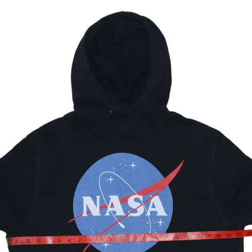 Mens UK Size L NASA Black Pullover Hoodie
