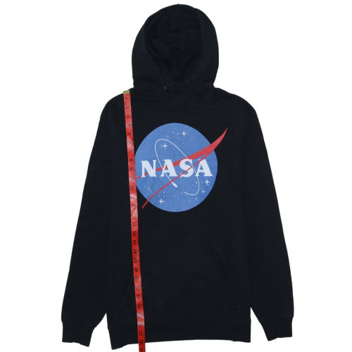 Mens UK Size L NASA Black Pullover Hoodie