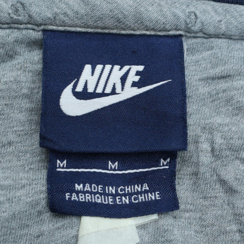 Mens UK Size M Nike Blue Full Zip Hoodie