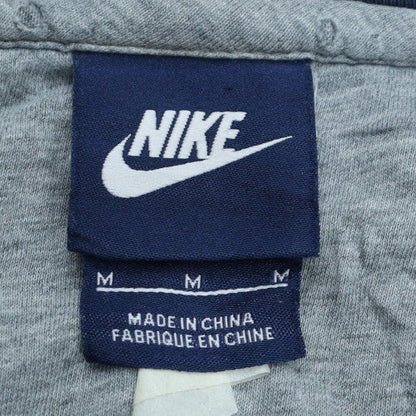 Mens UK Size M Nike Blue Full Zip Hoodie