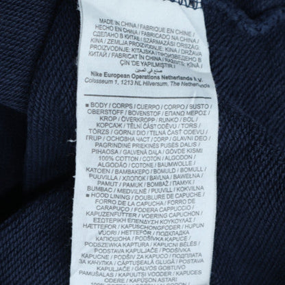 Mens UK Size M Nike Blue Full Zip Hoodie