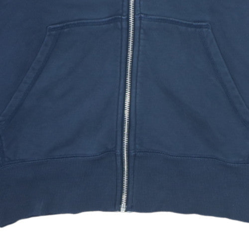 Mens UK Size M Nike Blue Full Zip Hoodie