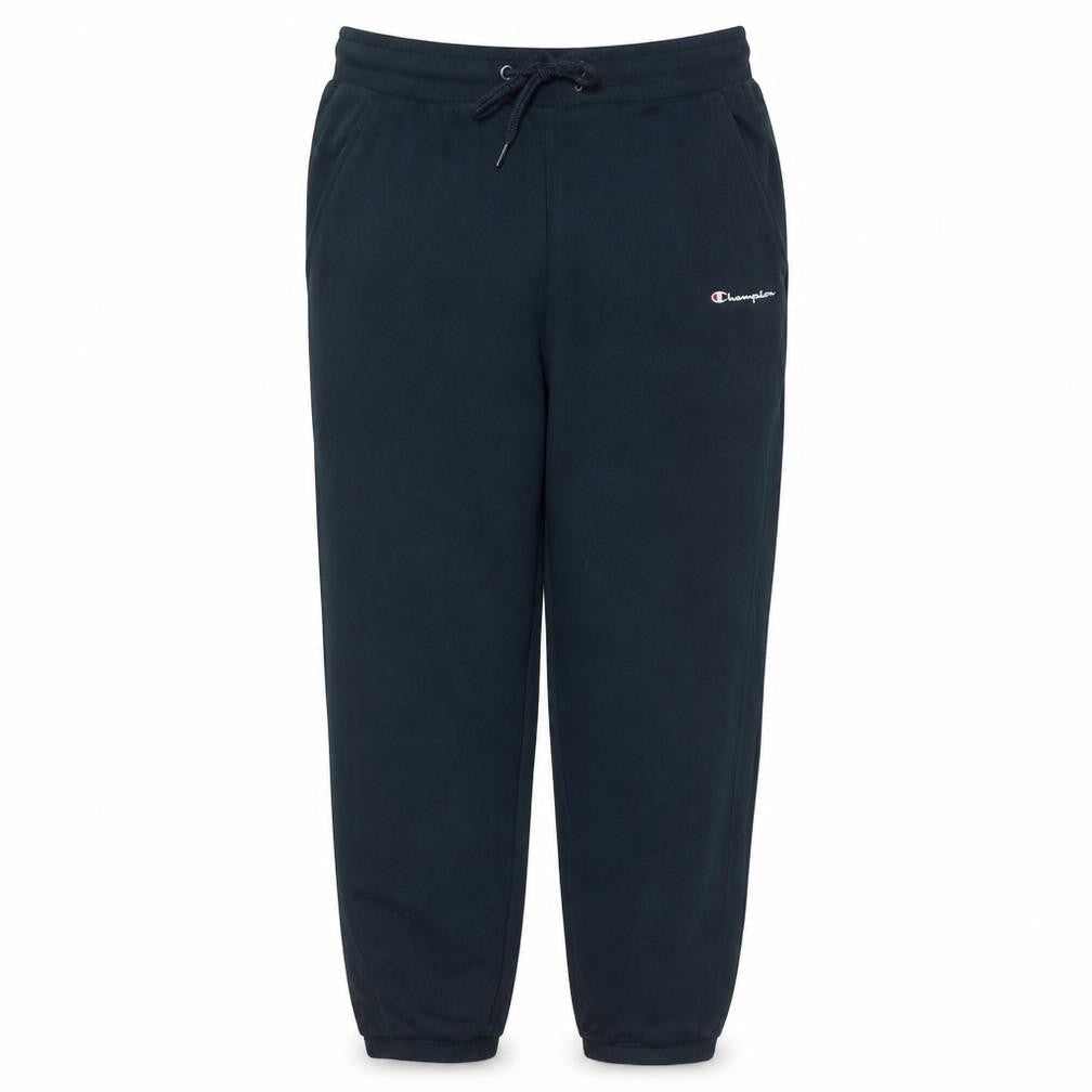Champion Men's Black L Fleece Sweatpants with Logo