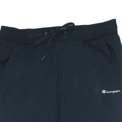 Champion Men's Black L Fleece Sweatpants with Logo