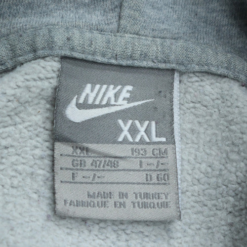 Mens UK Size 2XL Nike Grey Pullover Hoodie