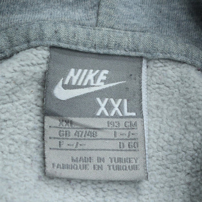 Mens UK Size 2XL Nike Grey Pullover Hoodie