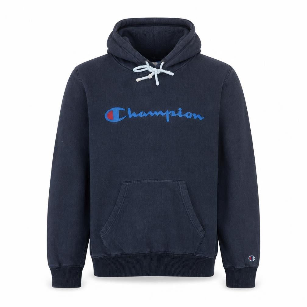 Mens UK Size M Champion Blue Pullover Hoodie