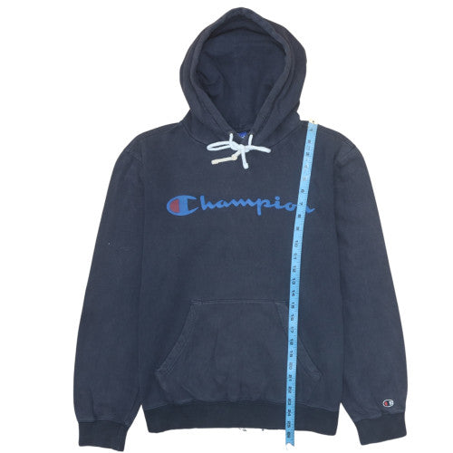 Mens UK Size M Champion Blue Pullover Hoodie