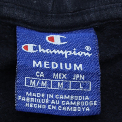 Mens UK Size M Champion Blue Pullover Hoodie