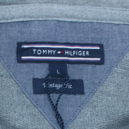 Mens UK Size L Tommy Hilfiger Grey Full Zip Hoodie