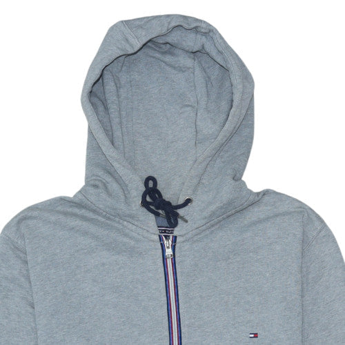 Mens UK Size L Tommy Hilfiger Grey Full Zip Hoodie